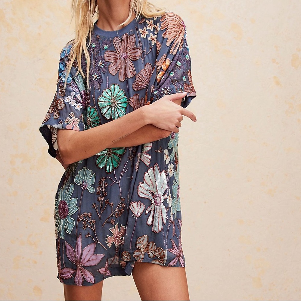NWT Free People Jewel Mini Dress